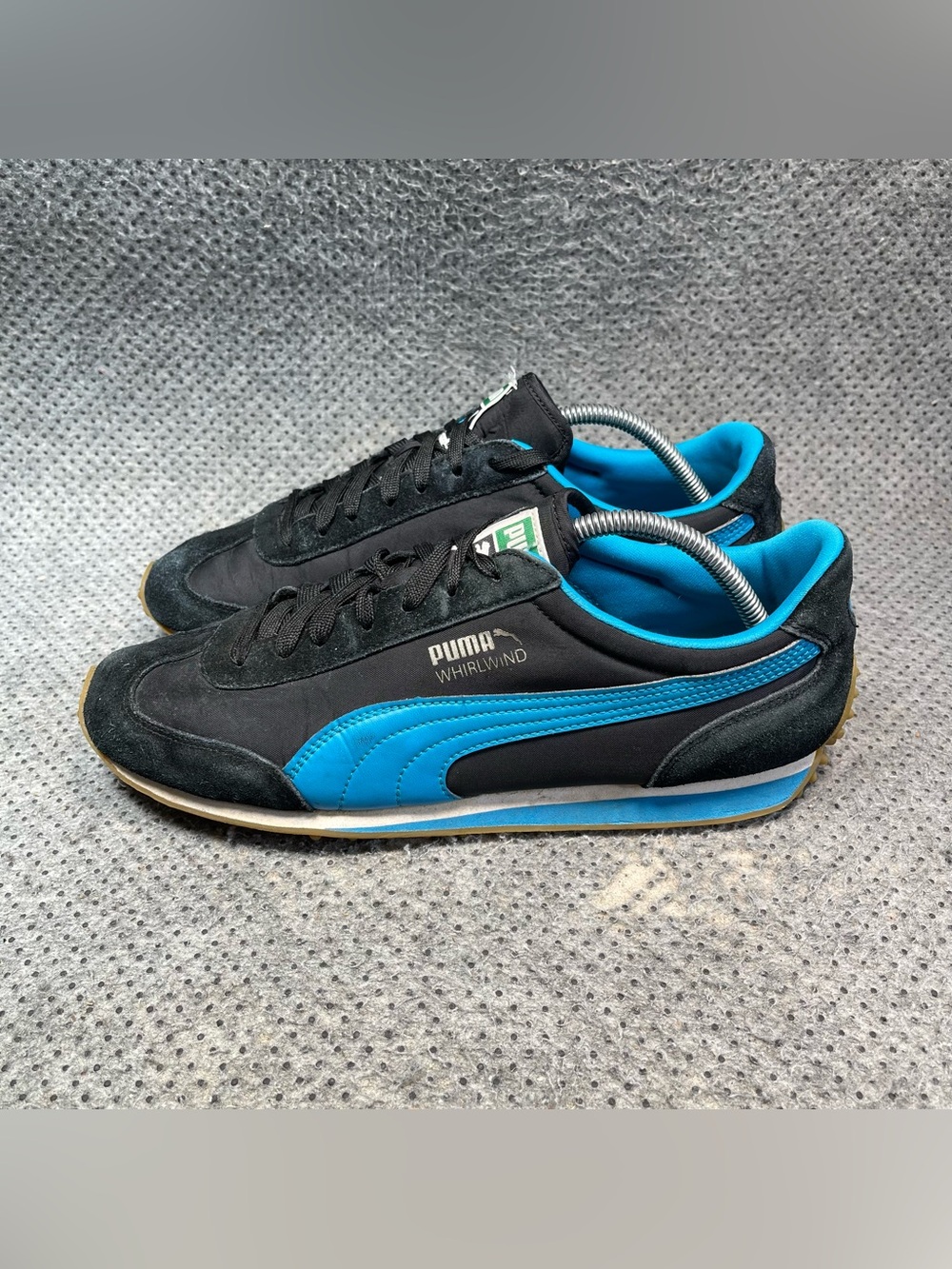 Puma Whirlwind Black Blue Shoes Size 10.5 Men’s